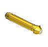 Nipple, CGA 300, 1/4NPTM, 3.5"LNG.