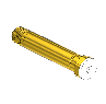 Nipple for Installed Filter, CGA 320, 1/4NPTM, 3"LNG.