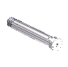 Threaded Inlet Nipple, CGA 330, 1/4NPTM, 3.5"LNG