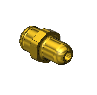 Western #83-M3 - Countersunk Nipple, CGA 350, 3/8"RECESS