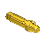 Western #83-sf - Nipple For Installed Filter, CGA 350, 1/4nptm, 2.5"lng.