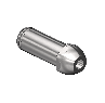 Countersunk Nipple, CGA 500/CGA 510/CGA 580/CGA 590, 5/16"RECESS