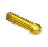 Western #15-8CV - Check Valve Nipple, CGA 500/CGA 510/CGA 580/CGA 590,1/4NPTM,2.5"L