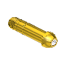 Threaded Inlet Nipple, For Installed Filter, Western #15-8SF, CGA 500 510 580 590, 1/4NPTM,2.5"