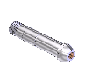 Threaded Inlet Nipple, For Installed Filter, CGA 500 510 580 590,1/4'' NPTM, 3"