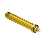 Nipple, CGA 500/CGA 510/CGA 580/CGA 590, RET. PIN