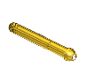 Western #15-11sf - Nipple, CGA 500/CGA 510/CGA 580/CGA 590, 1/4nptm, 4.5"l