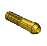 Western #20-A - Barb Hose Nipple, B-SIZE, 1-3/4"LNG, 3/8"ID