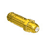 Western #63-sf - Nipple, CGA 540/ CGA 555, 1/4nptm, 2.125"lng.