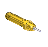 Nipple - Residual Pressure Valve, CGA 540, MONEL PIN