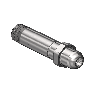 Western #SS-63 - Nipple, CGA 540, 1/4NPTM, 2.5"LNG