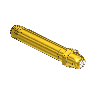 Nipple, CGA 540/ CGA 555, 1/4 NPTM, 3.5"LNG.