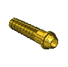 Western #D-18 - Barb Hose Nipple, D-SIZE, 3-1/2"LNG, 3/4"ID