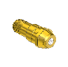 Western #300-3SF - Nipple, CGA 520, 1/4 NPTM, 1.75"LNG.