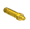 Western #13-3CV - Check Valve Nipple, CGA 326, 1/4NPTM, 2.5"LNG