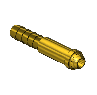 Western #AW-20 - Inert Arc Barb Hose Nipple, B SIZE, 5/16"ID