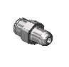 Western #SS-14-3M1 - Countersunk Nipple, CGA 346, 1/4"RECESS