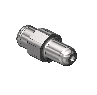 Countersunk Nipple, CGA 347, 1/4" Recess