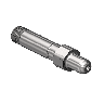 Threaded Inlet Nipple (Western SS-347-3) CGA 347, 1/4 NPTM, 3"