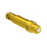 Nipple, CGA 577 (Western 577-4SF) 1/4 NPTM, 3" LNG