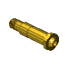 Western #680-3 - Nipple,  CGA 680/CGA 695/CGA 702, 1/4NPTM, 3"LNG