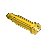 Nipple, CGA 680 695 702 (Western 680-3SF) 1/4 NPTM, 3" LNG