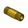 Round Brass Nipple