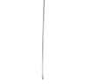 Polypropylene dip tube, ¼", 48” overall length with inlet, + brass ¼" MNPT fitting  