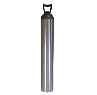 Industrial Gas Cylinder, No Valve Inserted, 150 Cubic Ft